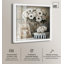 Fleurs élégantes et livres neutres, Shadowbox Print, impression d'art de mode par Art Remedy-115119268-115119275