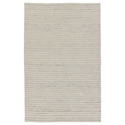 Wendy Jane Striped Area Rug in Antique White/Gray