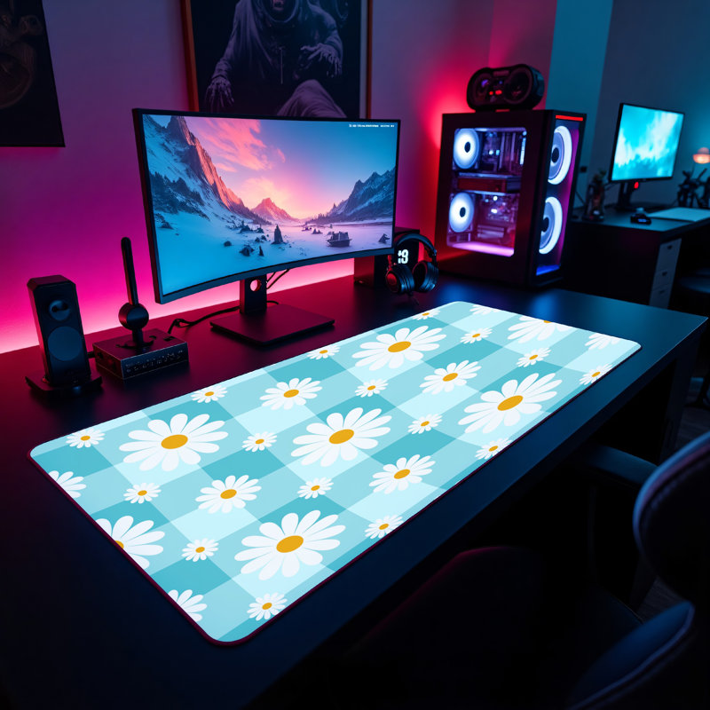 Polyester Desk Pad, 31.5x15.5