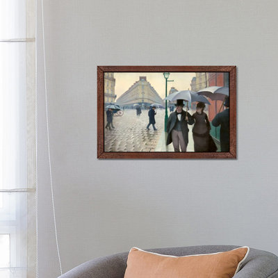 Paris Street: A Rainy Day by Gustave Caillebotte - Painting on Canvas