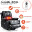Faux Leather Heated Massage Chair