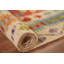 Tapis géométrique réversible en laine 10 x 13