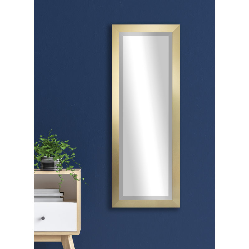 Miroir pleine longueur Conah, H 59 po x l 20 po, Or tourbillonnant