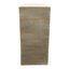 Console arquée 32,3 x 14,2 x 29,9 moderne avec finition en faux travertin beige, légère et durable