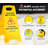 Bilingual Caution Wet Floor Sign