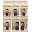 Système d'organisation avec 4 tringles de suspension, système d'organisation de garde-robe, convient aux espaces de 4 à 9,8 pi, blanc-18902897