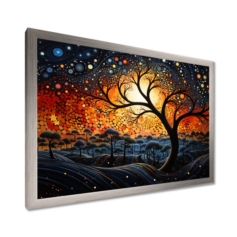 Art africain-américain, Soulful I sur toile, Cadre photo argenté, H 34 po x l 44 po x P 1,5 po