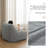 Corduroy Fabric Beanbag Couch Cozy Fluffy Cloud Mini Couch