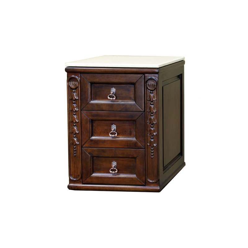 Ensemble de meuble-lavabo de salle de bain simple pont 18 po/armoire latérale Elbridge