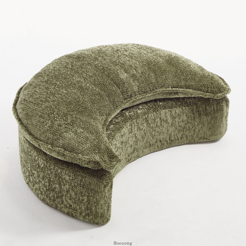 Repose-pieds pour canapé Lazy, autonome, Polyester vert olive