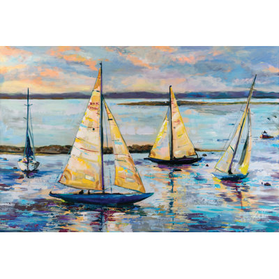Out For The Day by Jeanette Vertentes - Wrapped Canvas Art Prints