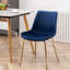 Chaise rembourrée en velours Jesamine-1697519386