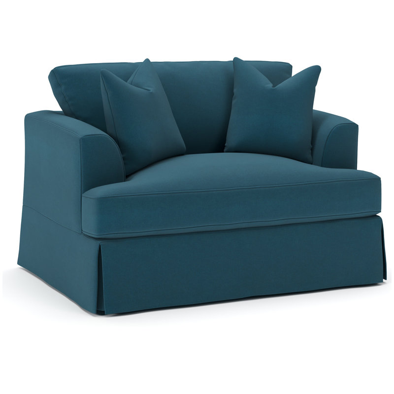 Chaise et demi Lucia, Toile minuit Bayou