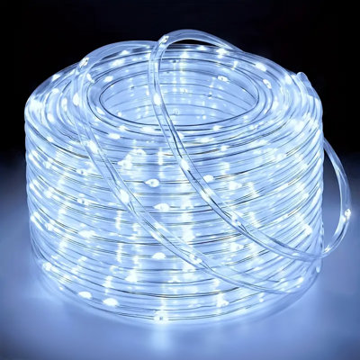 1000cm LED Solar Powered 100 - Bulb Cord String Light