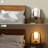 Minimalist Small Table Lamp For Bedroom, Nightstand, Living Room, Office, And Dorm - Elegant Desk Lamp With Linen Shade, E26 Base (Bulb Not Included)