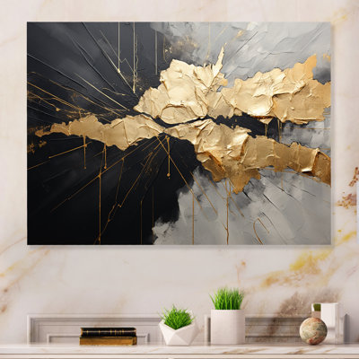 - Impression d'art mural abstrait en métal