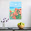 Canary Islands Colorful Abstract Contemporary Palm Tree Cactus Architecture Ocean Wall Art Print 1 Piece Wrapped Canvas Wall Art-790711782