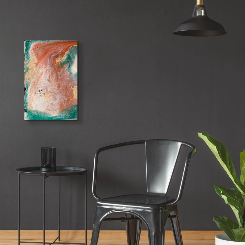 «Coralline 1» par Alicia Ludwig, art mural en verre acrylique, H 24 po x l 16 po x P 0,2 po
