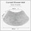 Curved Shower Bath Mat-72585068