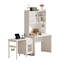 Bureau d'ordinateur rotatif à 90 ° avec tiroir de rangement et armoires, bureau de 43 po x 70 po, bureau de jeu, bureau d'écriture pour la maison-663368081
