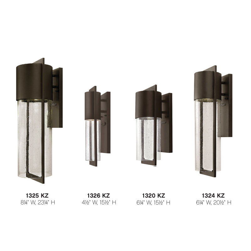 Dwell LED Outdoor Sconce, Buckeye Bronze, Incandescent, 15.5" H x 4.5" W x 4.75" D