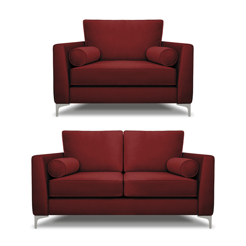 Kyle 2 - Piece Living Room Set, Oxblood