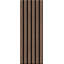 Panneau mural 3D imitation bois de polystyrène brun noyer 9,8 po x 106,3 po Falkirk Uffcott IV (paquet de 3)-121799624
