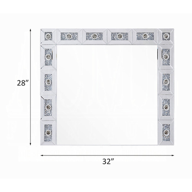 Miroir décoratif 32 "x28" Noralie