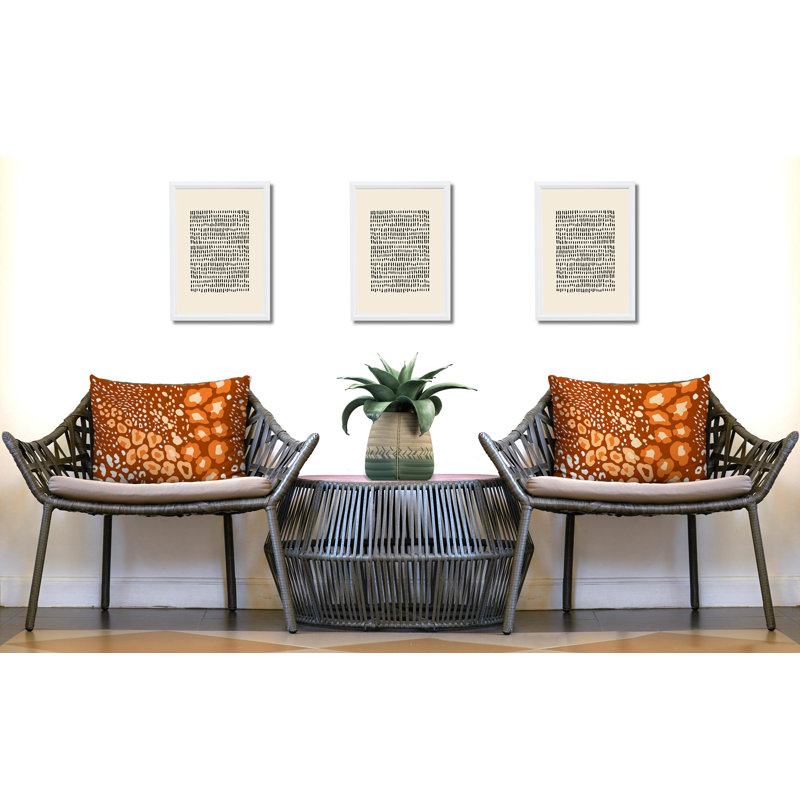 Oreiller réversible intérieur / extérieur Ashly, 20x14, Orange