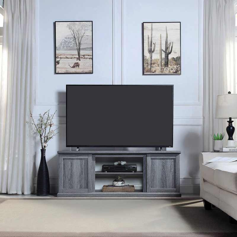Meuble télé 60 po, Gris