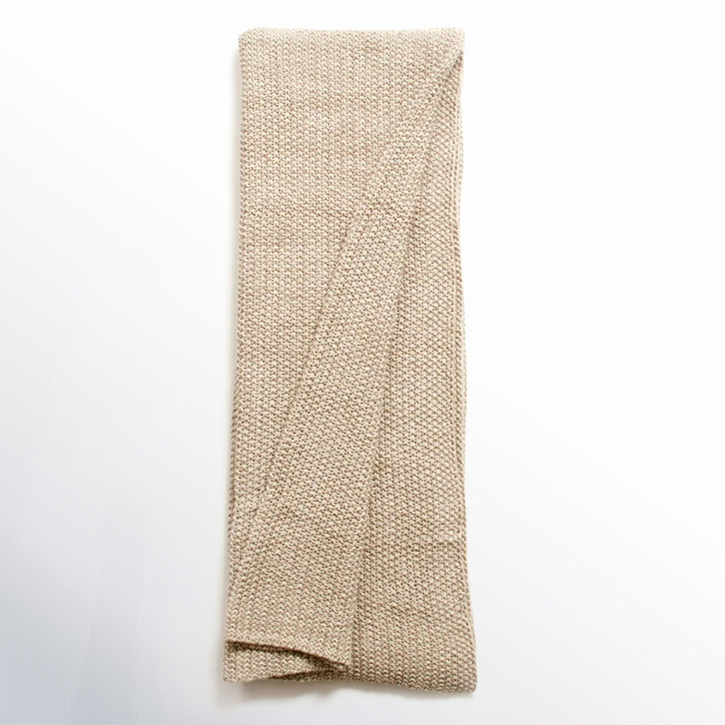 Cotton Throw, Stone