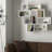 Stylish Wall Shelf, White, 45.5 x 40.7 x 5.9 inches | 100% Melamine Coated Particle Board, Thickness: 0.7 inches | Modern Design with Multiple Shelves for Extra Storage | Perfect for Home or Office Décor
