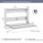 85W Queen Horizontal Murphy Bed In White-1684251554-1684251549