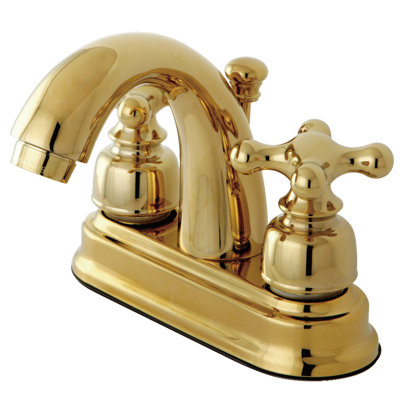 Restoration Centerset Bathroom Faucet with Drain Assembly
