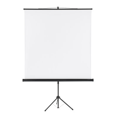 Tripod White Portable Projection Screen