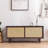 31.5" Brown Rectangular Solid Wood Shoe Storage