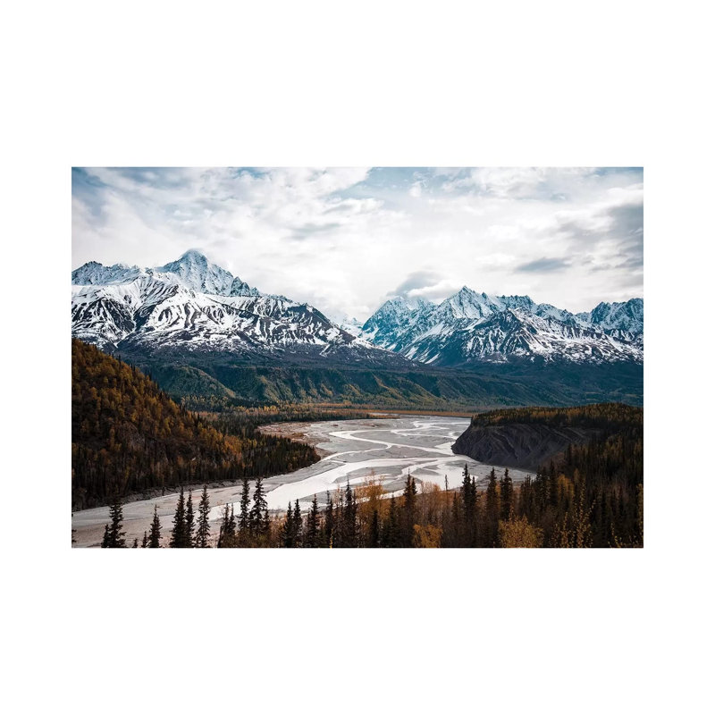 Autumn Landscape 1 Piece Wrapped Canvas Wall Art, 20.32 cm H x 30.48 cm W