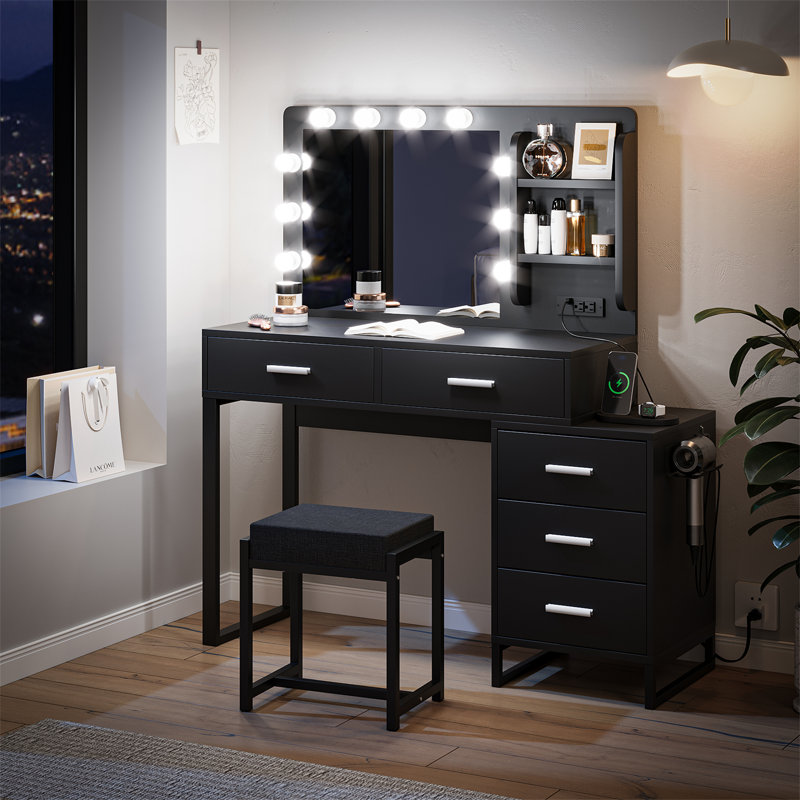 Bureau de coiffeuse 47 "avec lumières