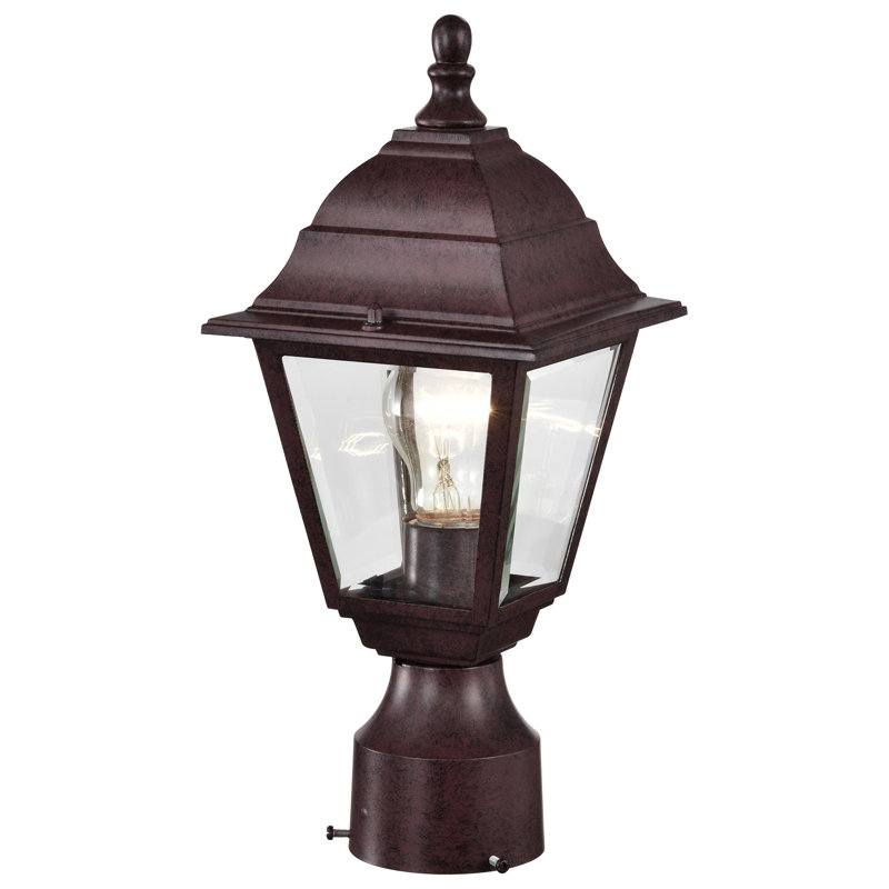Tête de lanterne à 1 lumière H 14 po Monmouth, Bronze vieilli