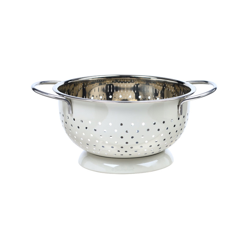 Buckingham Stainless Steel Colander, Cream