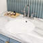 Robinet de salle de bain à fixation sur le comptoir de 11,75 po, 2, pivotant sur 360 °, plaque de teinture incluse, robinet de 11,75 po, bec pivotant, monté, avec-124831636