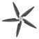 Chanille 5-Blade Solid Wood Ceiling Fan with LED Light and Remote Control