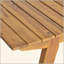 Table de salle à manger en bois massif exquise pour des réunions mémorables