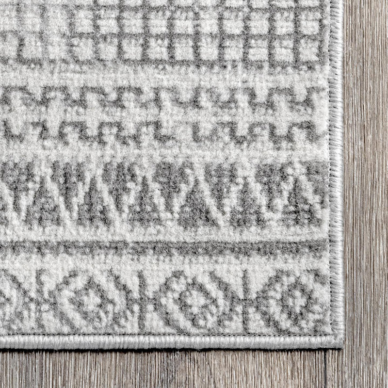 Tapis gris clair Otteridge, Tapis de couloir 2 pi x 6 pi