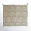 Quilted Throw With Floral Pattern, Kantha Stitch And Tassels