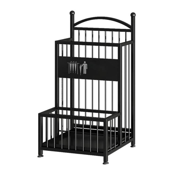 Metal Freestanding Umbrella Stand, Black