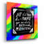  «Pain Purpose» par Elizabeth Caldwell, art mural en verre acrylique, 12 po x 12 po