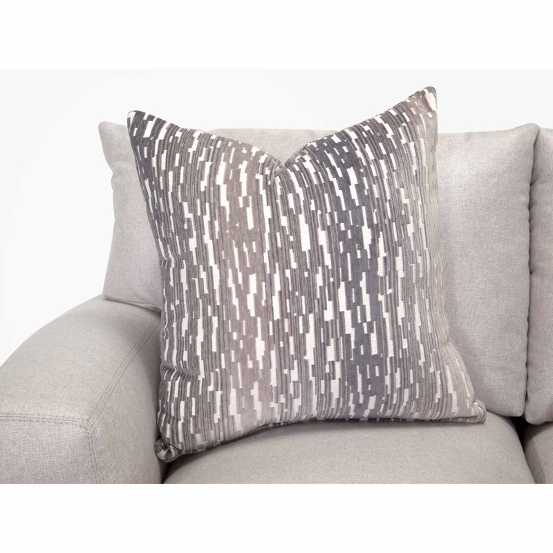 Avianne 67" Loveseat with Reversible Cushions, Gray, Linen 100% Polyester