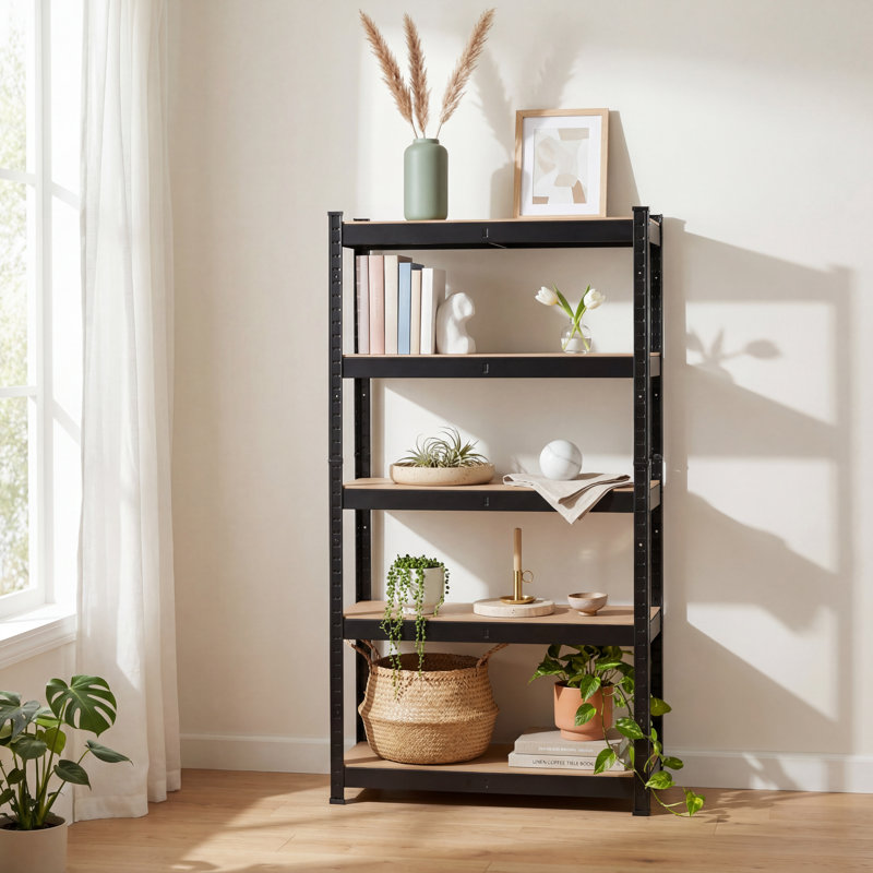 5 Tiers Adjustable Storage Shelf Goods Rack