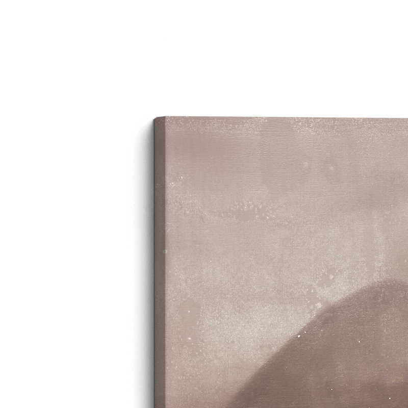Whispered Kiss Brown, grande impression sur toile, H 48 po x l 48 po